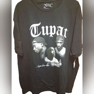 Black Tupac Graphic T-Shirt Unisex
